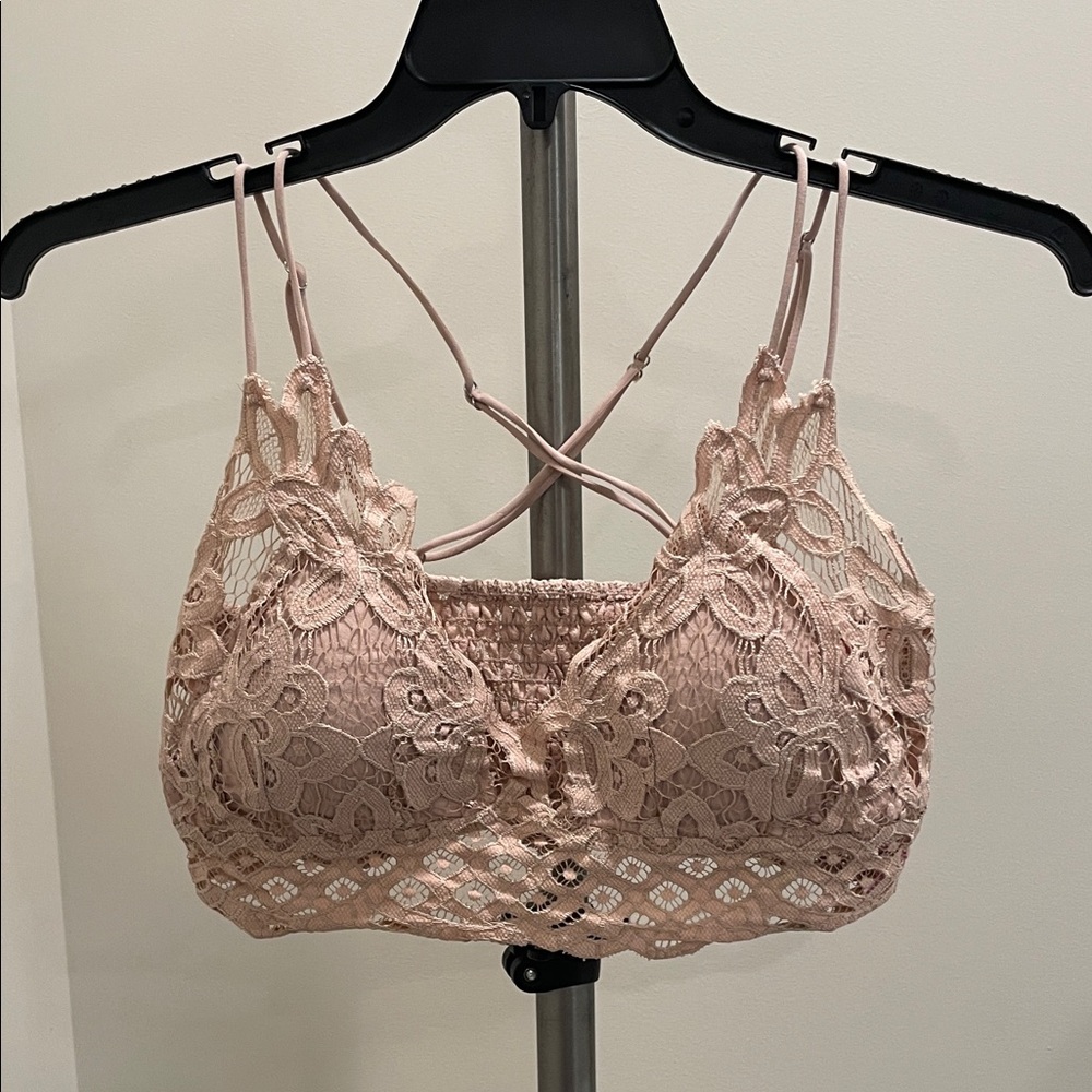 Lace Bralette in Blush